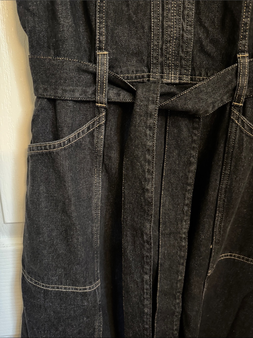 Sundance Denim Sleeveless Maxi Dress, size 6, NWT - Picture 6 of 6